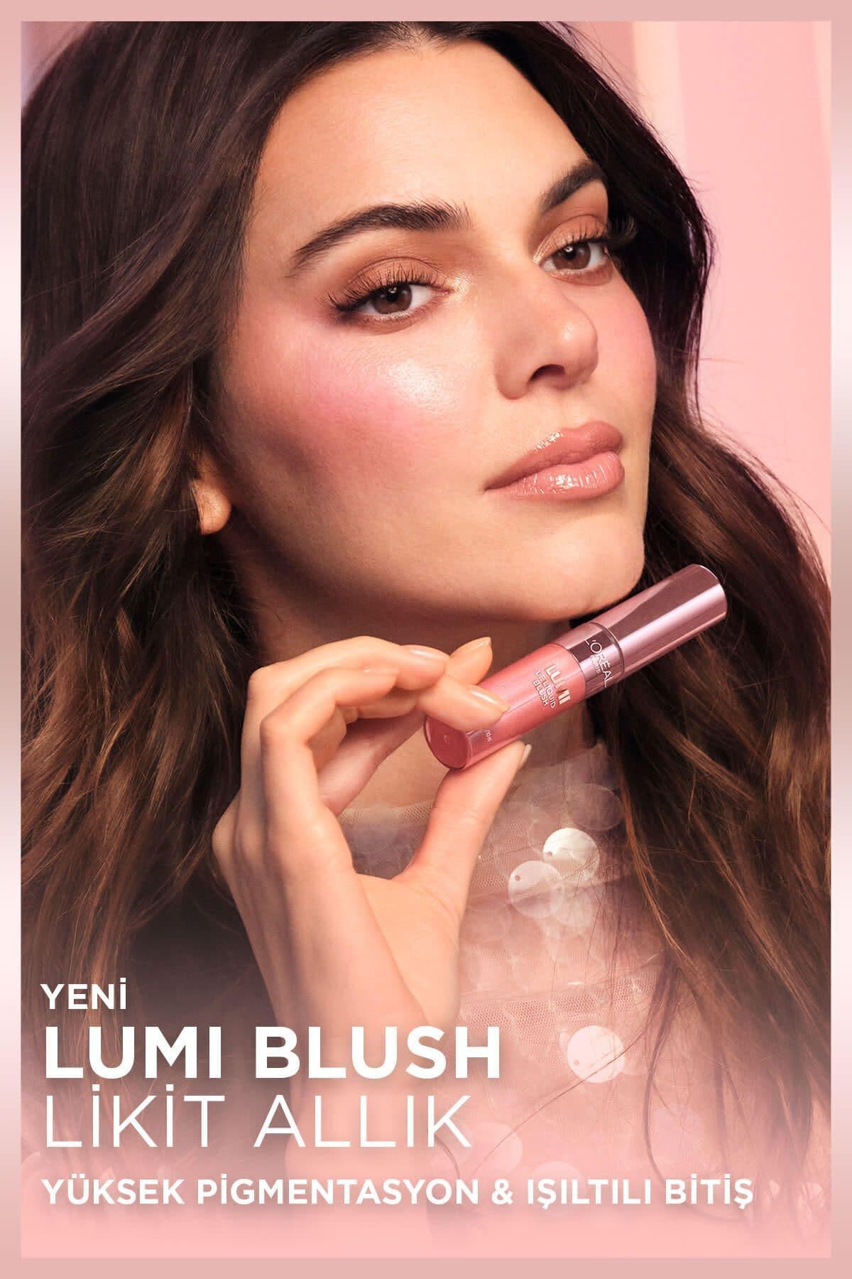 رژگونه مایع درخشان L'Oreal Paris Lumi 630 و ریمل Maybelline Sky High Mini رژگونه مایع درخشان L'Oreal Paris Lumi 630 و ریمل Maybelline Sky High Mini