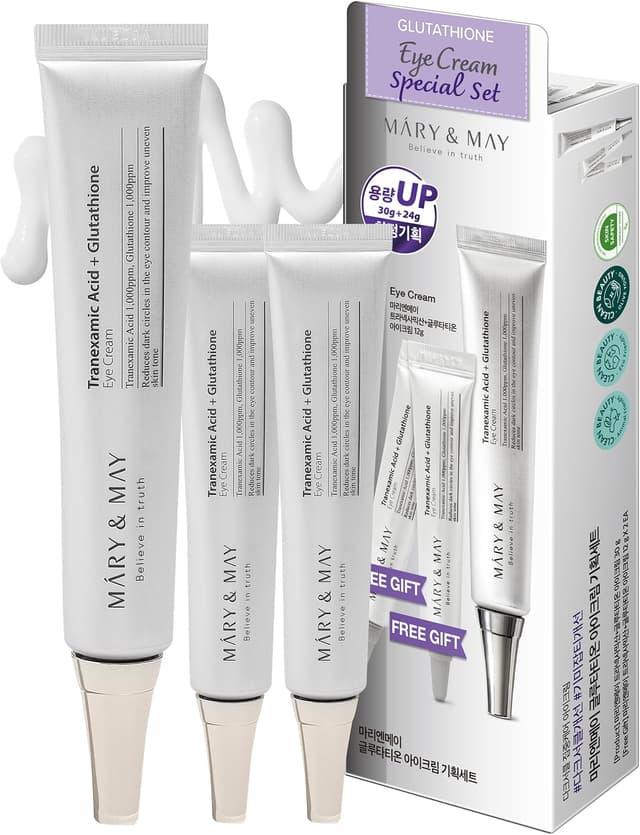کرم دور چشم Mary&May حاوی گلوتاتیون مجموعه (30g+12g x2) کرم دور چشم Mary&May حاوی گلوتاتیون مجموعه (30g+12g x2)
