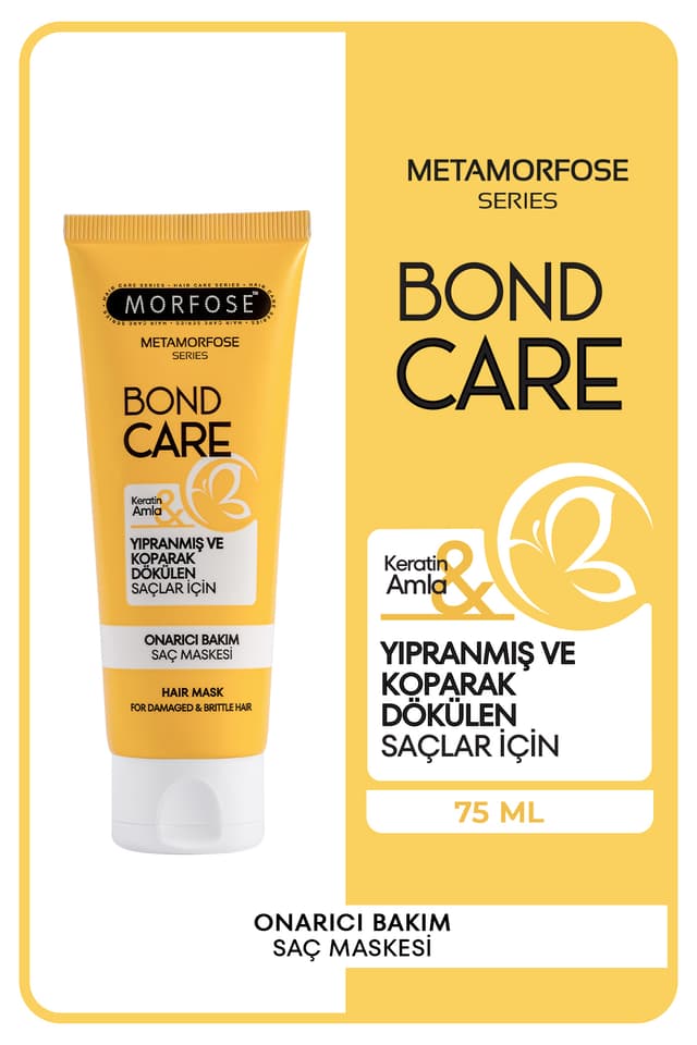ماسک مو Morfose ترمیمکننده Metamorfose Bond Care 75 ML ماسک مو Morfose ترمیمکننده Metamorfose Bond Care 75 ML