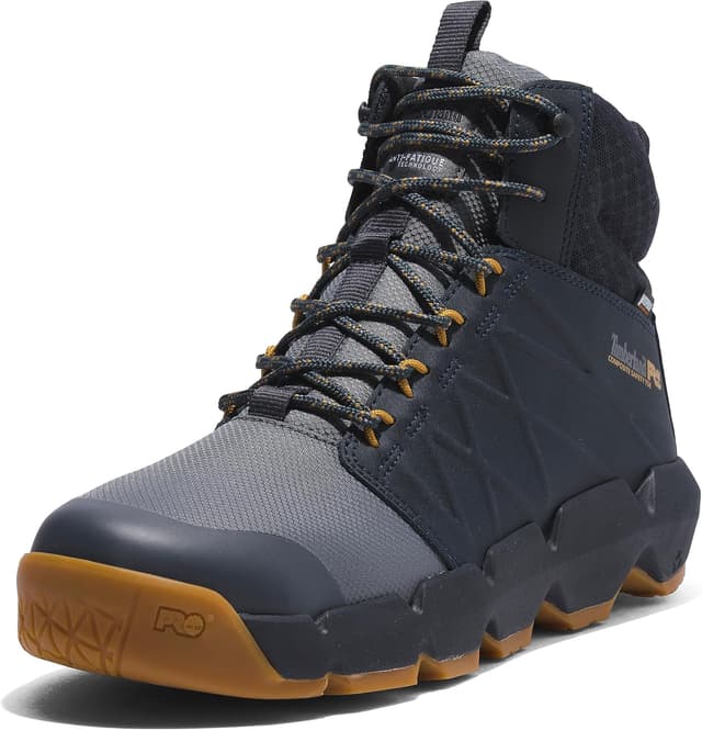 بوت کتانی صنعتی و روزمره مردانه Timberland PRO ضدآب با پنجه ایمنی کامپوزیتی ساق ۶ اینچی مدل Morphix بوت کتانی صنعتی و روزمره مردانه Timberland PRO ضدآب با پنجه ایمنی کامپوزیتی ساق ۶ اینچی مدل Morphix