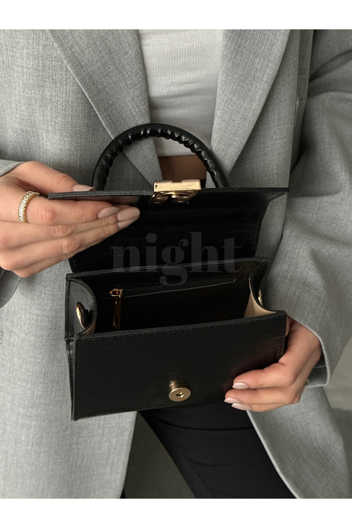 کیف دستی و دوشی زنانه Night مشکی مدل Montanna کیف دستی و دوشی زنانه Night مشکی مدل Montanna
