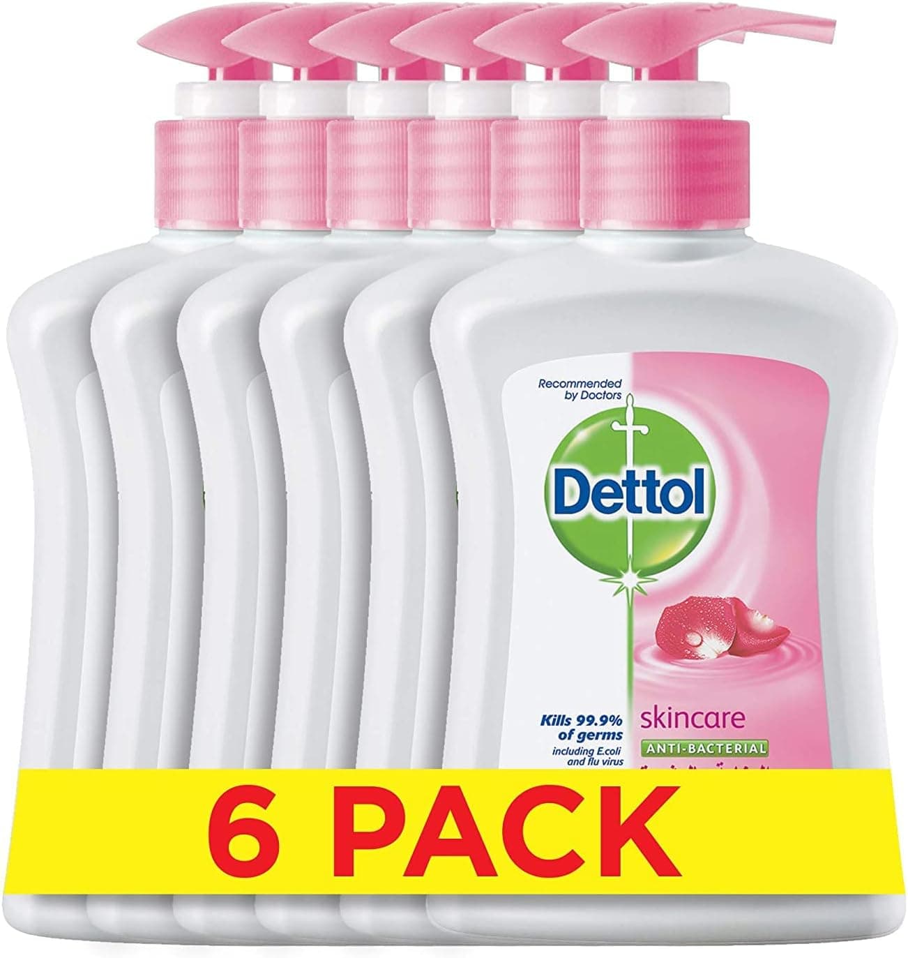 صابون مایع دست Dettol مراقبت از پوست بسته 6 عددی 6×200ml صابون مایع دست Dettol مراقبت از پوست بسته 6 عددی 6×200ml