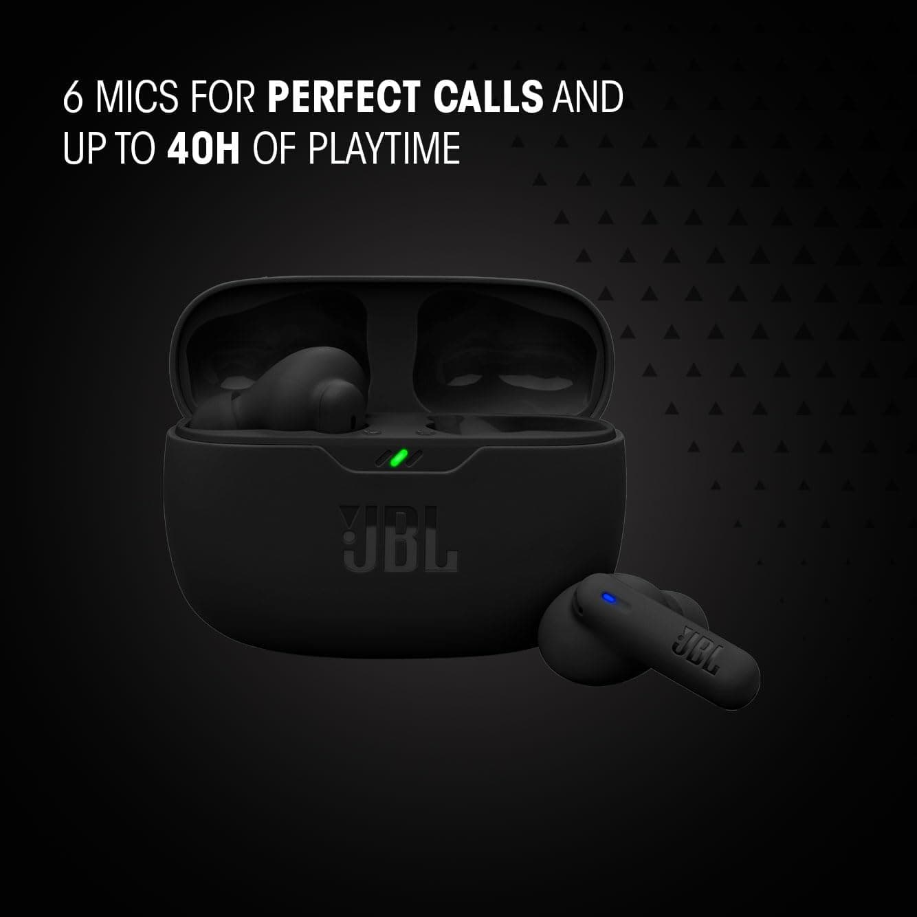 هدفون بیسیم داخلگوشی JBL مشکی مدل Wave Beam2 هدفون بیسیم داخلگوشی JBL مشکی مدل Wave Beam2