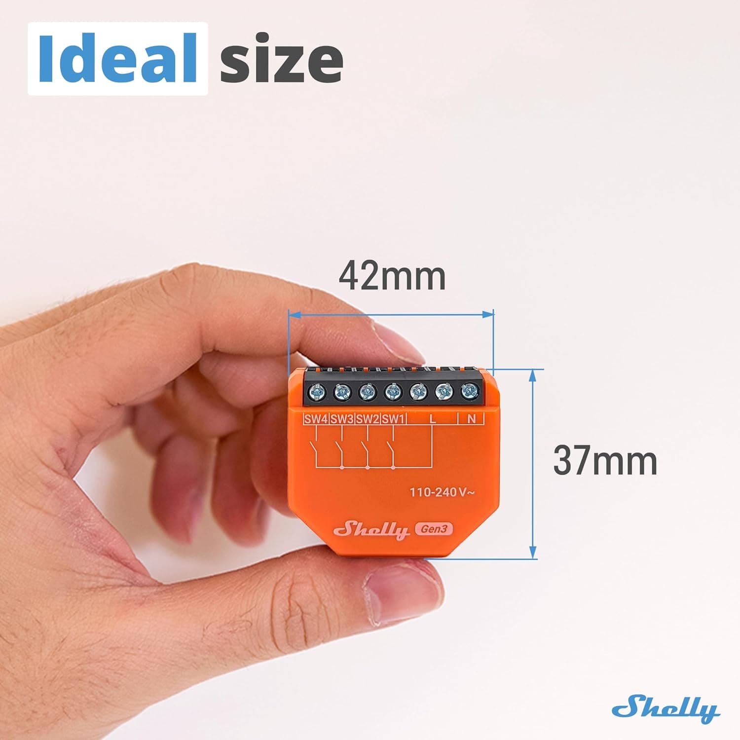 دستگاه هوشمند Shelly i4 Gen3 دستگاه هوشمند Shelly i4 Gen3