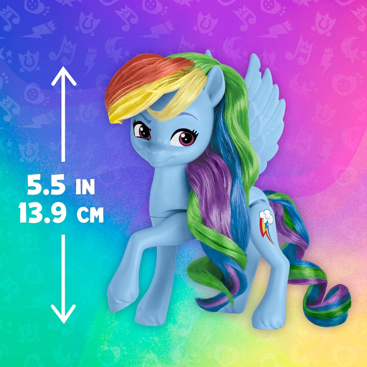 مجموعه ۶تایی عروسک اسب تکشاخ My Little Pony برای دختران و پسران ۳ ساله، مدل Rainbow Celebration، 5.5-Inch مجموعه ۶تایی عروسک اسب تکشاخ My Little Pony برای دختران و پسران ۳ ساله، مدل Rainbow Celebration، 5.5-Inch