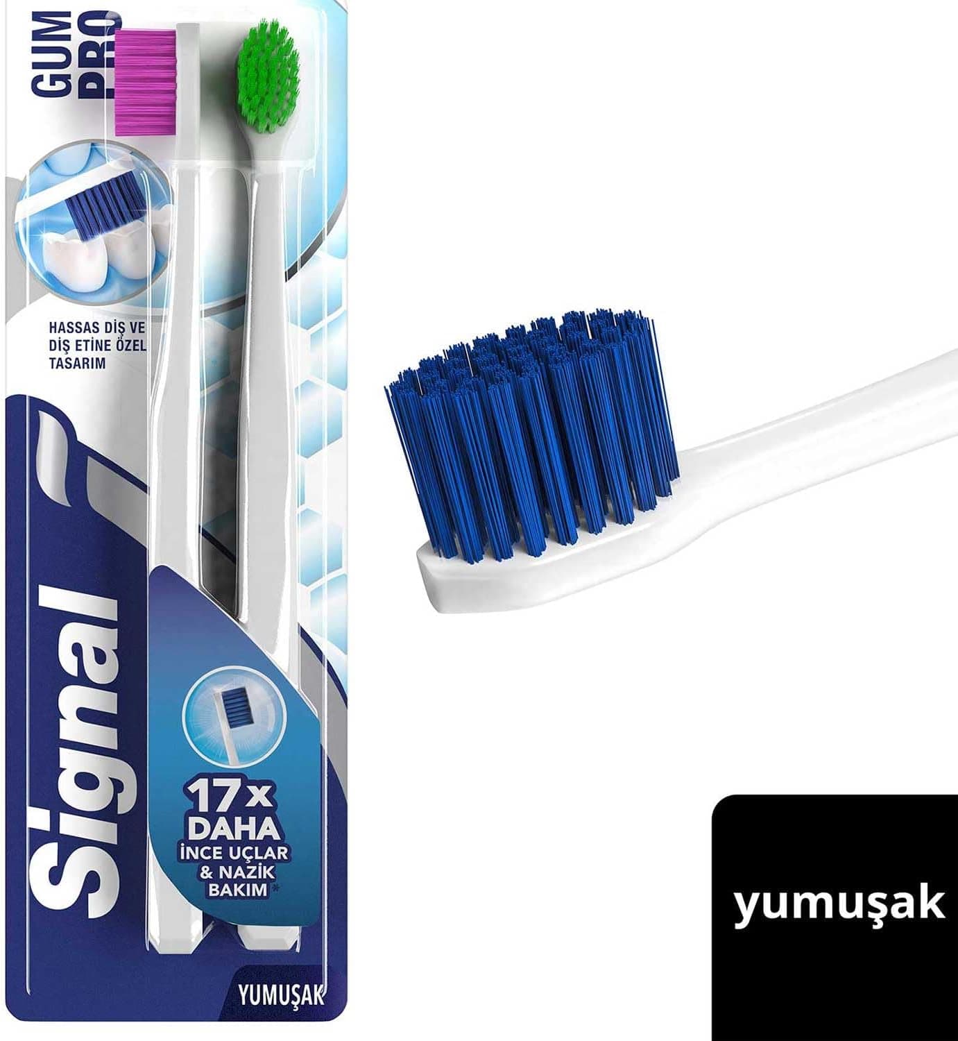مسواک نرم Signal برای مراقبت از لثه 2 عددی مسواک نرم Signal برای مراقبت از لثه 2 عددی