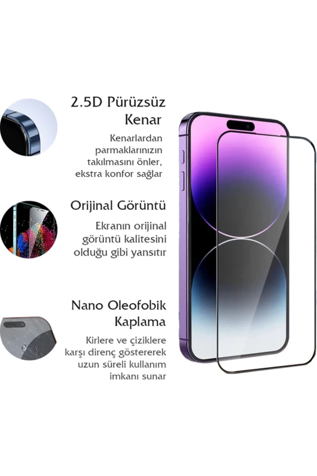 محافظ صفحهنمایش شیشهای Fibaks مناسب iPhone 15/14 Pro/16 تمامصفحه با قاب مشکی و ابزار نصب آسان محافظ صفحهنمایش شیشهای Fibaks مناسب iPhone 15/14 Pro/16 تمامصفحه با قاب مشکی و ابزار نصب آسان