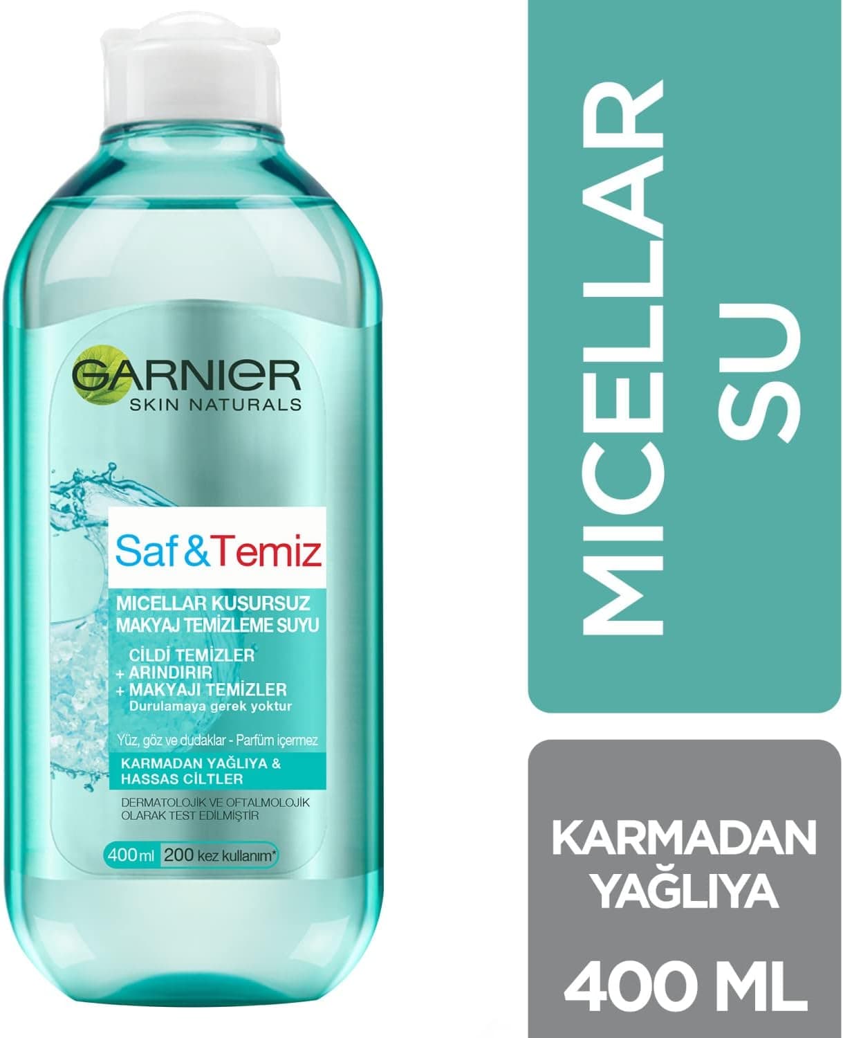 آب میسلار پاککننده آرایش Garnier Skin Naturals خالص و تمیز 400 ml آب میسلار پاککننده آرایش Garnier Skin Naturals خالص و تمیز 400 ml