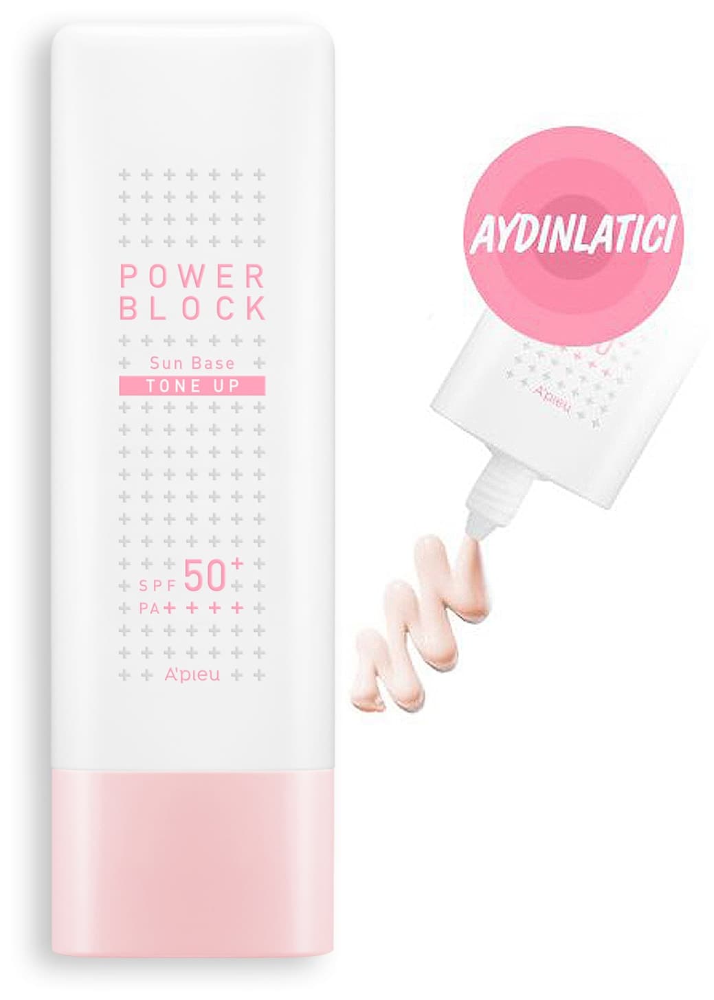کرم ضدآفتاب روشنکننده و یکدستکننده رنگ پوست Missha A'PIEU Power Block Tone Up Base Pink SPF50+/PA++++ 50ml کرم ضدآفتاب روشنکننده و یکدستکننده رنگ پوست Missha A'PIEU Power Block Tone Up Base Pink SPF50+/PA++++ 50ml