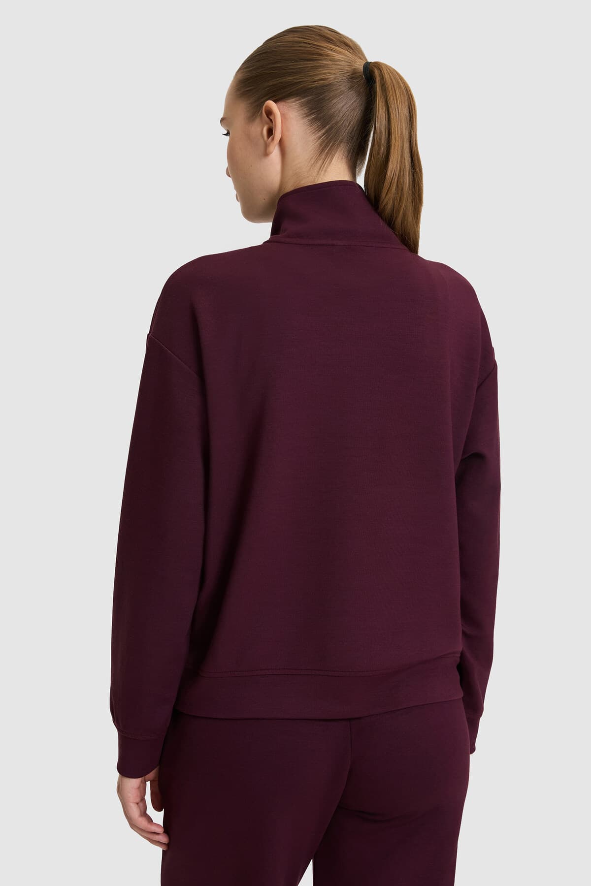 سوئیشرت زنانه U.S. Polo Assn. بوردو مدل 50333502-VR180 سوئیشرت زنانه U.S. Polo Assn. بوردو مدل 50333502-VR180