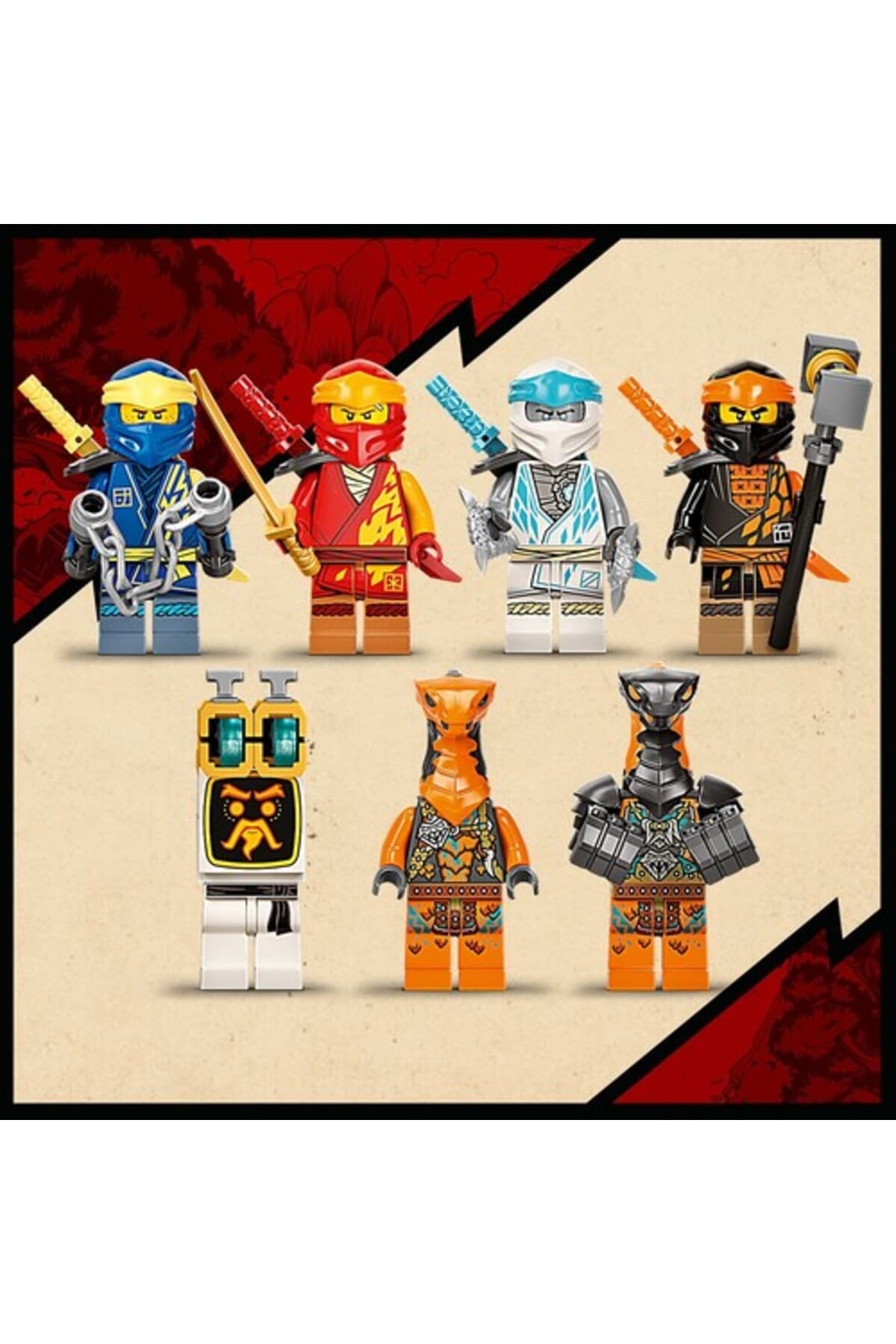لگو Ninjago ربات کمبوی اولترا نینجا مدل 71765 1104 قطعه لگو Ninjago ربات کمبوی اولترا نینجا مدل 71765 1104 قطعه