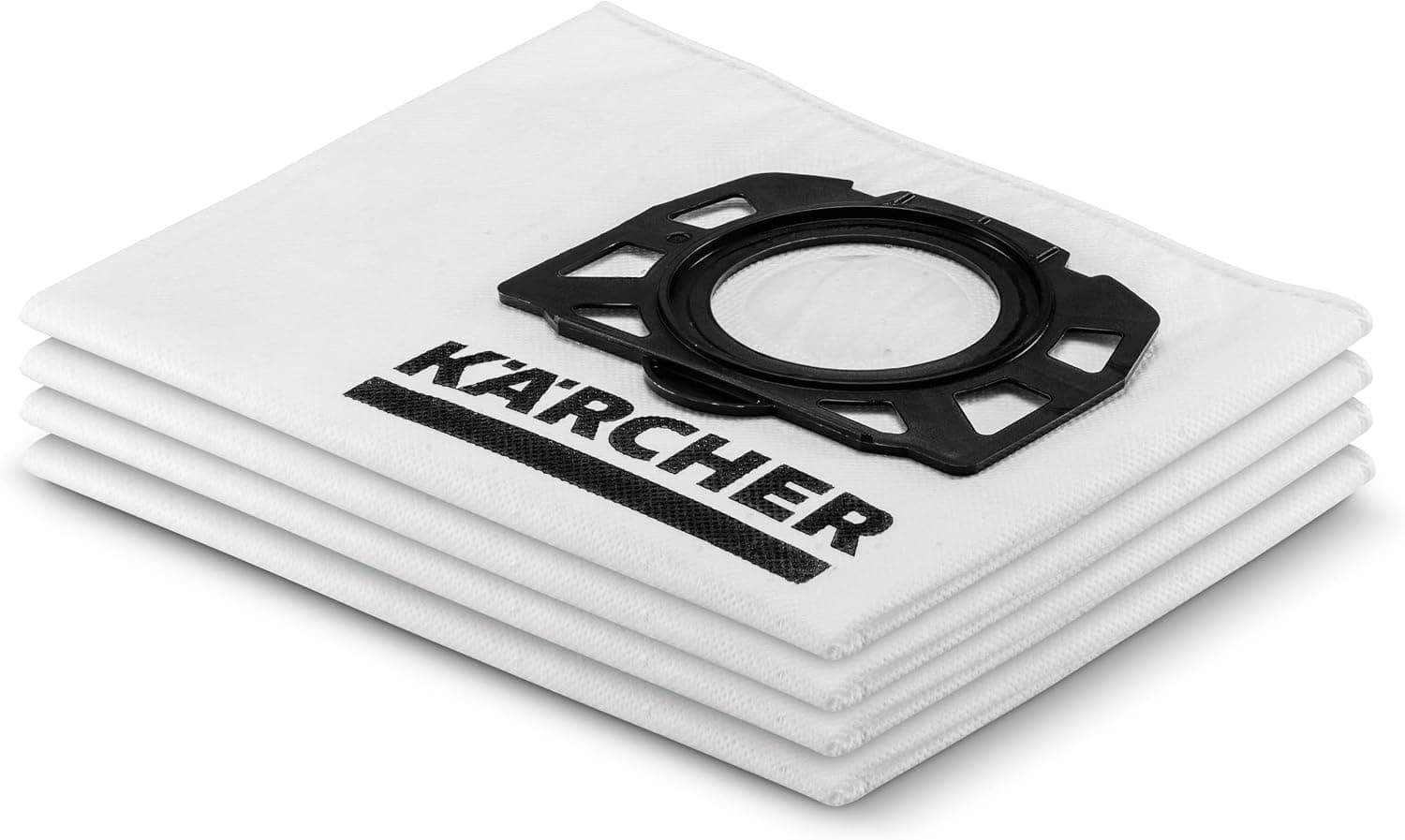 کیسه فیلتر جاروبرقی KÄRCHER 4-Pack سه لایه ضدپارگی سفید مدل KFI 487 کیسه فیلتر جاروبرقی KÄRCHER 4-Pack سه لایه ضدپارگی سفید مدل KFI 487