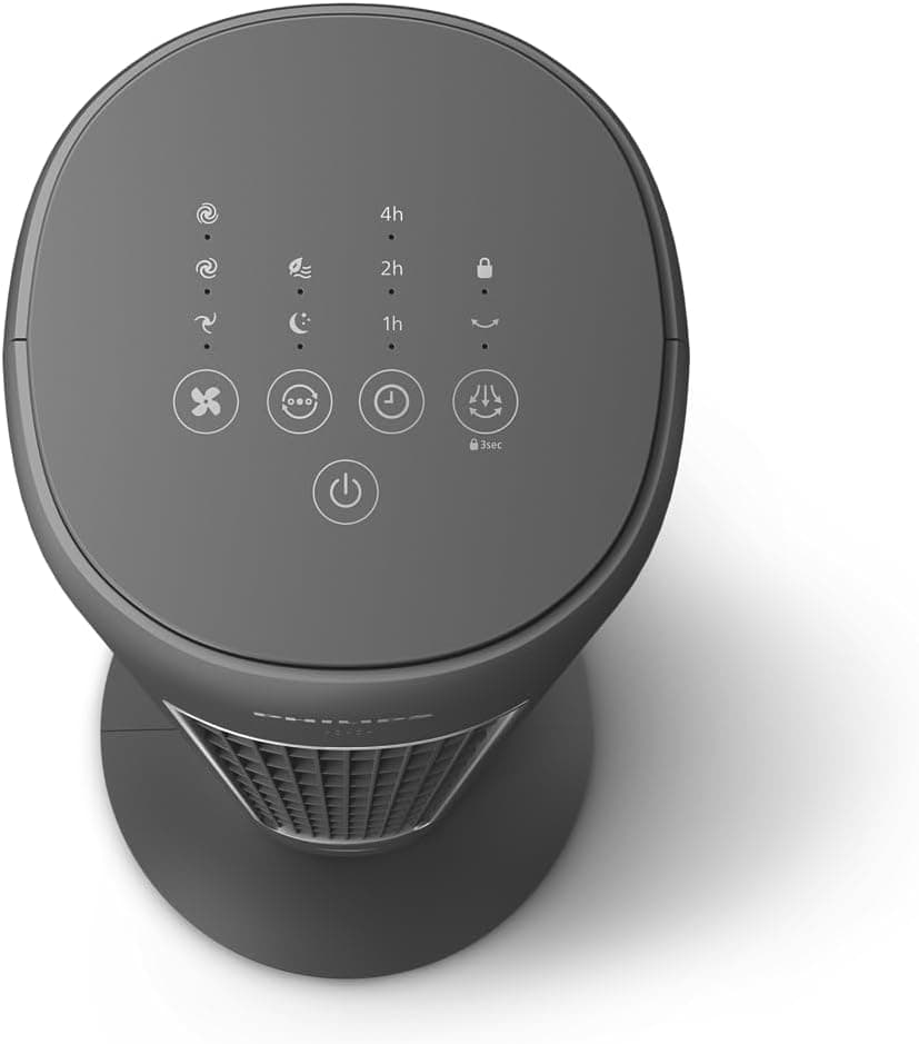پنکه برجی PHILIPS سری 5000 خاکستری تیره با ریموت مدل CX5535/11 پنکه برجی PHILIPS سری 5000 خاکستری تیره با ریموت مدل CX5535/11