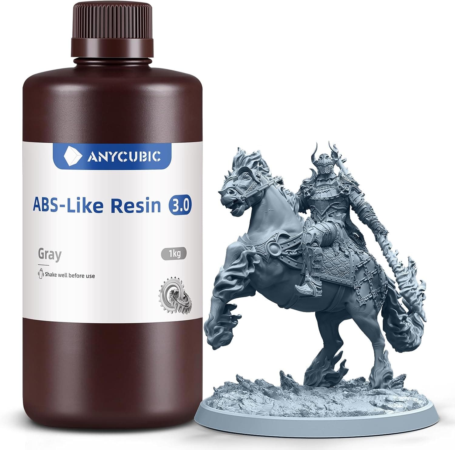رزین پرینتر سه بعدی ANYCUBIC مدل ABS-Like Resin 3.0 خاکستری 1 kg رزین پرینتر سه بعدی ANYCUBIC مدل ABS-Like Resin 3.0 خاکستری 1 kg