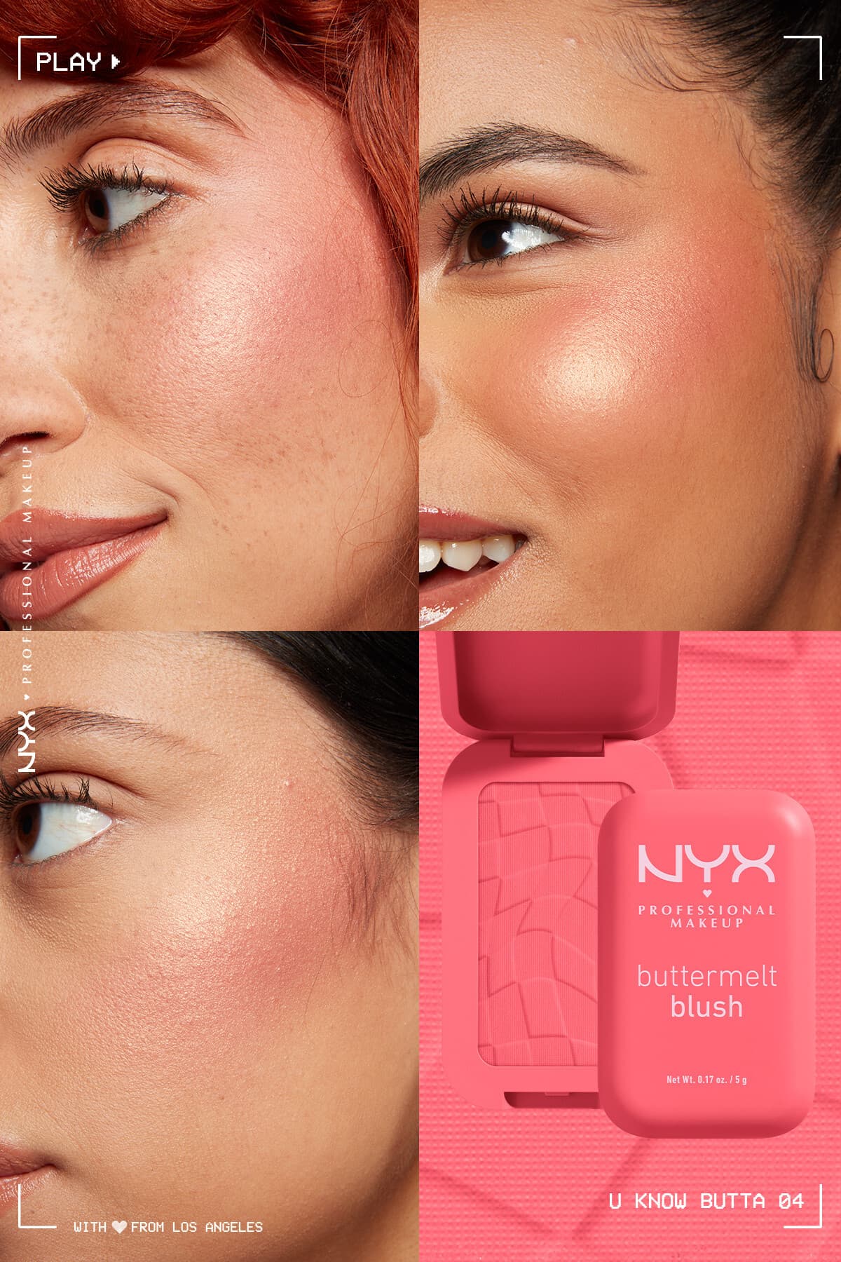 رژگونه کرمی پودری Buttermelt NYX Professional Makeup ماندگار تا ۱۲ ساعت رنگ 04 U Know Butta رژگونه کرمی پودری Buttermelt NYX Professional Makeup ماندگار تا ۱۲ ساعت رنگ 04 U Know Butta