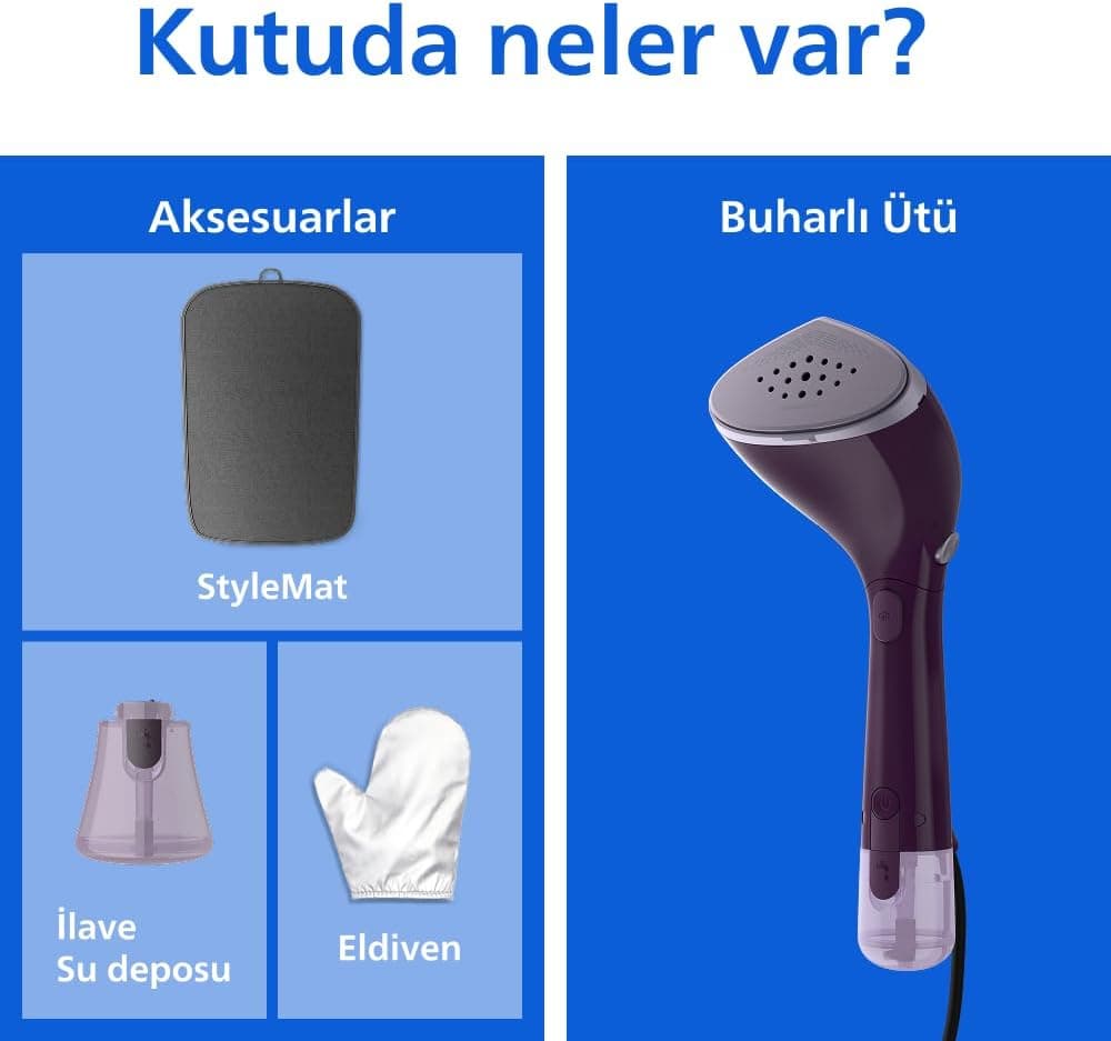 اتو بخار دستی لباس Philips 7000 Series با توان 1500W اتو بخار دستی لباس Philips 7000 Series با توان 1500W