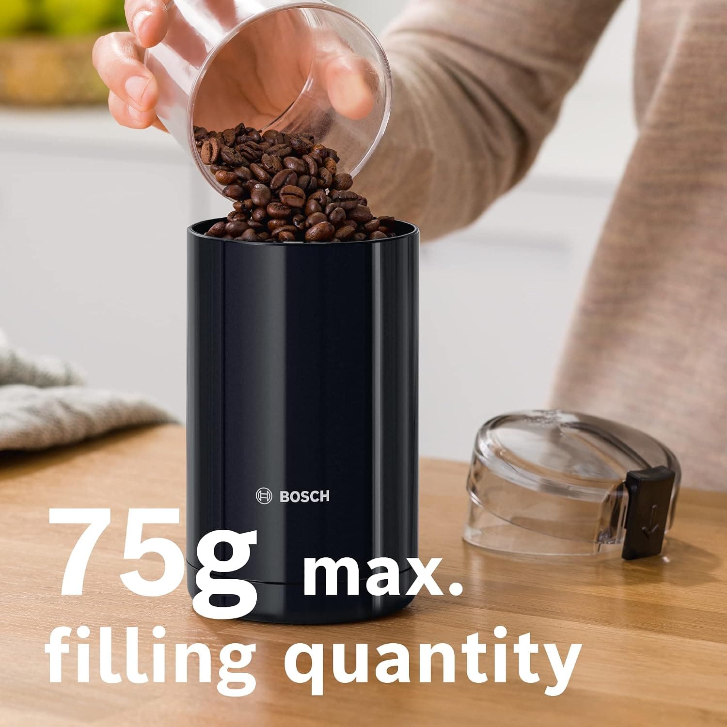 آسیاب قهوه Bosch با ظرفیت 75g مشکی مدل MKM6003NGB آسیاب قهوه Bosch با ظرفیت 75g مشکی مدل MKM6003NGB