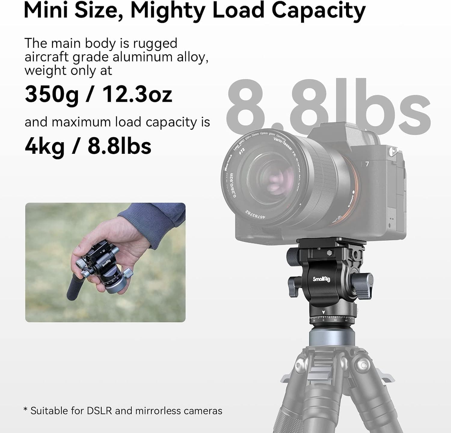 هد ویدئویی SMALLRIG مدل 4170 CH20 هد ویدئویی SMALLRIG مدل 4170 CH20