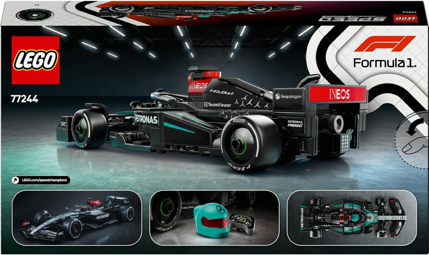 لگو Speed Champions Mercedes-AMG F1 W15 ماشین مسابقهای مدل 77244 لگو Speed Champions Mercedes-AMG F1 W15 ماشین مسابقهای مدل 77244