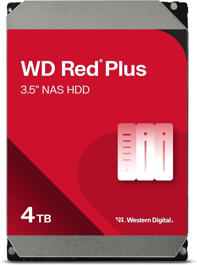 هارد دیسک داخلی NAS برند Western Digital ظرفیت 4TB سری WD Red Plus مدل WD40EFZZ هارد دیسک داخلی NAS برند Western Digital ظرفیت 4TB سری WD Red Plus مدل WD40EFZZ
