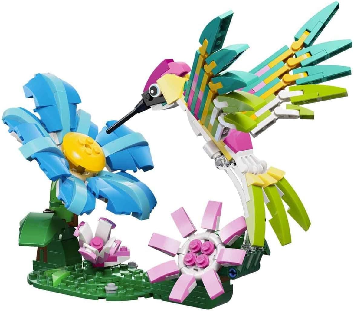 لگو Creator 3in1 Wild Animals مرغ مگسخوار رنگارنگ مدل 31384 لگو Creator 3in1 Wild Animals مرغ مگسخوار رنگارنگ مدل 31384