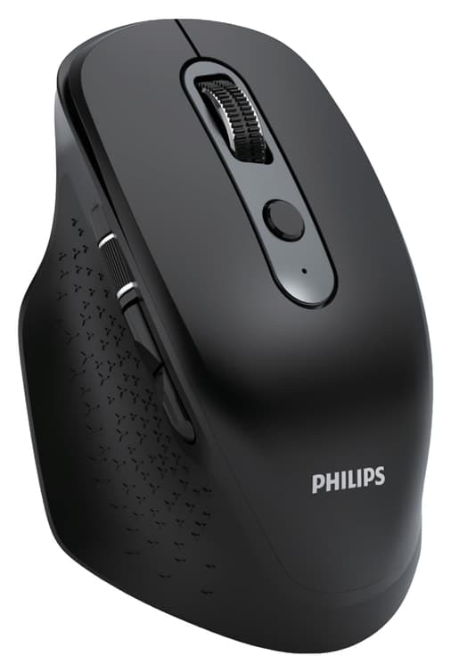 ماوس بیسیم Philips 8 دکمه 3200DPI نوری مشکی مدل SPK7818 ماوس بیسیم Philips 8 دکمه 3200DPI نوری مشکی مدل SPK7818