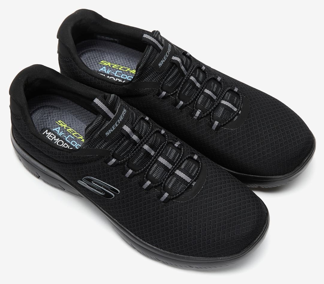 کفش ورزشی مردانه Skechers Summits سیاه مدل 52811TK BBK کفش ورزشی مردانه Skechers Summits سیاه مدل 52811TK BBK