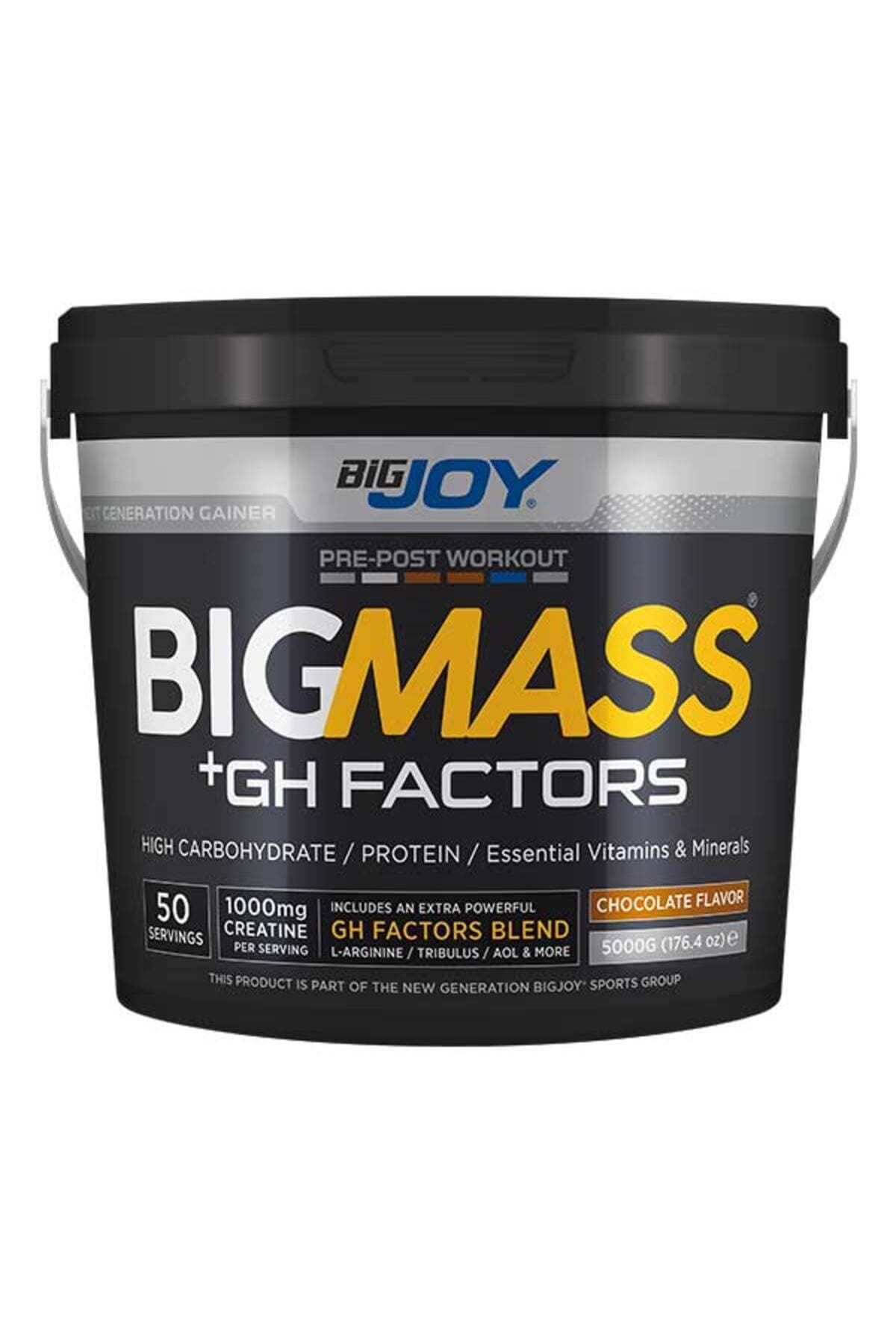 پودر کربوهیدرات گینر افزایش وزن Bigjoy Bigmass با طعم شکلات 5000 gr پودر کربوهیدرات گینر افزایش وزن Bigjoy Bigmass با طعم شکلات 5000 gr
