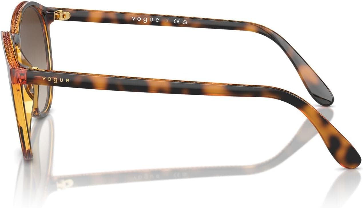 عینک آفتابی زنانه Vogue Eyewear In Vogue هاوانای تیره مدل VO-0VO5544SI-W65613-51 عینک آفتابی زنانه Vogue Eyewear In Vogue هاوانای تیره مدل VO-0VO5544SI-W65613-51
