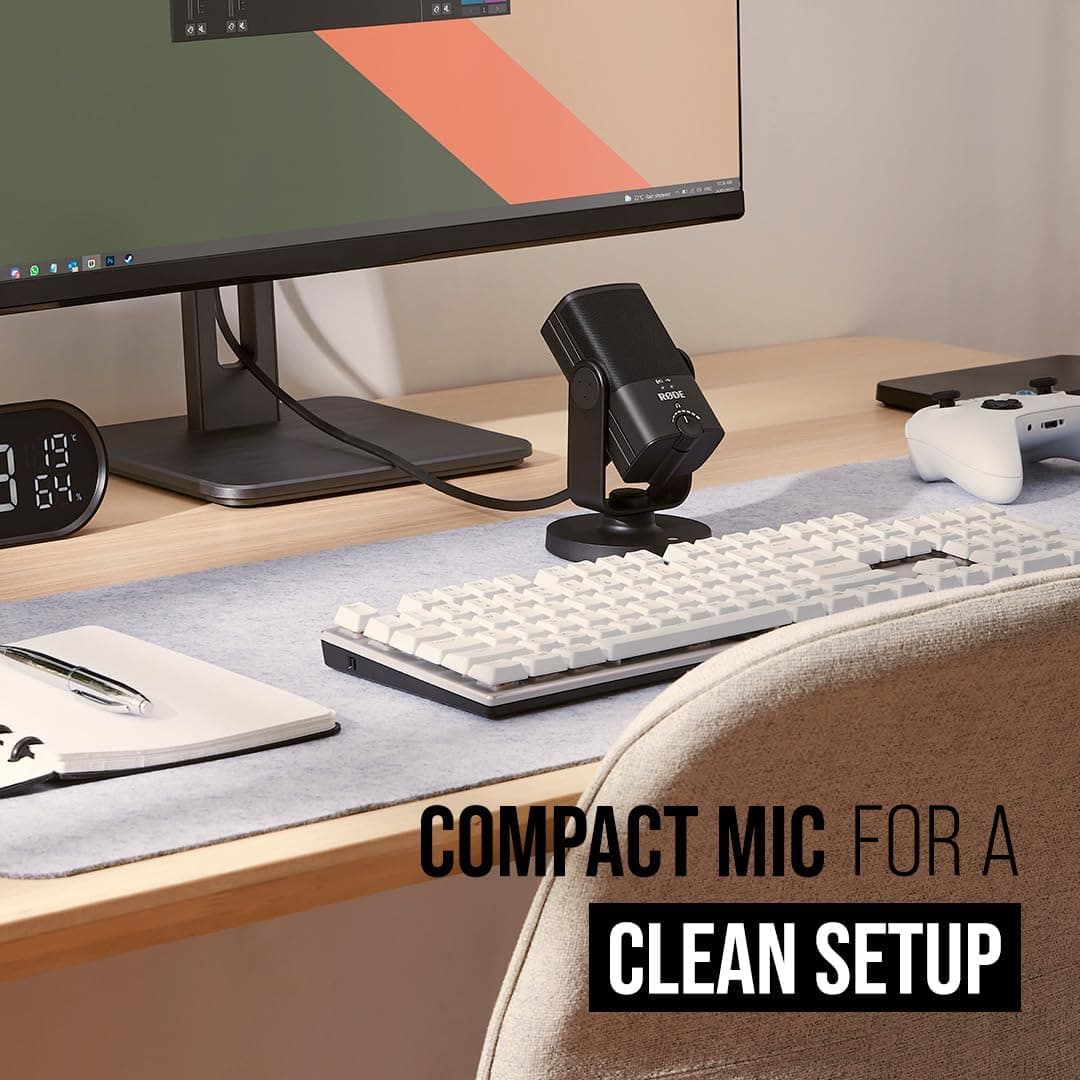 میکروفون RØDE کاندنسر USB با کیفیت استودیویی مدل NT-USB Mini میکروفون RØDE کاندنسر USB با کیفیت استودیویی مدل NT-USB Mini