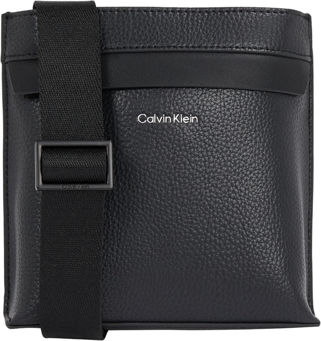 کیف دستی مردانه Calvin Klein مشکی مدل Ck Must Flatpack Xs کیف دستی مردانه Calvin Klein مشکی مدل Ck Must Flatpack Xs