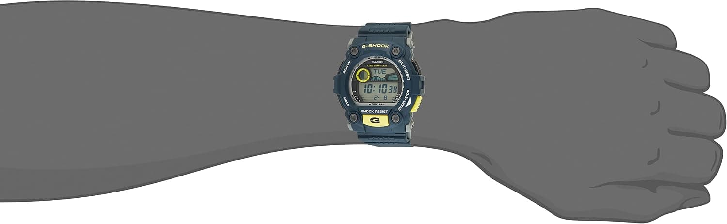 ساعت مچی مردانه Casio G-Shock سری Rescue سایز XL کوارتز ضدضربه 200M WR رزینی ساعت مچی مردانه Casio G-Shock سری Rescue سایز XL کوارتز ضدضربه 200M WR رزینی