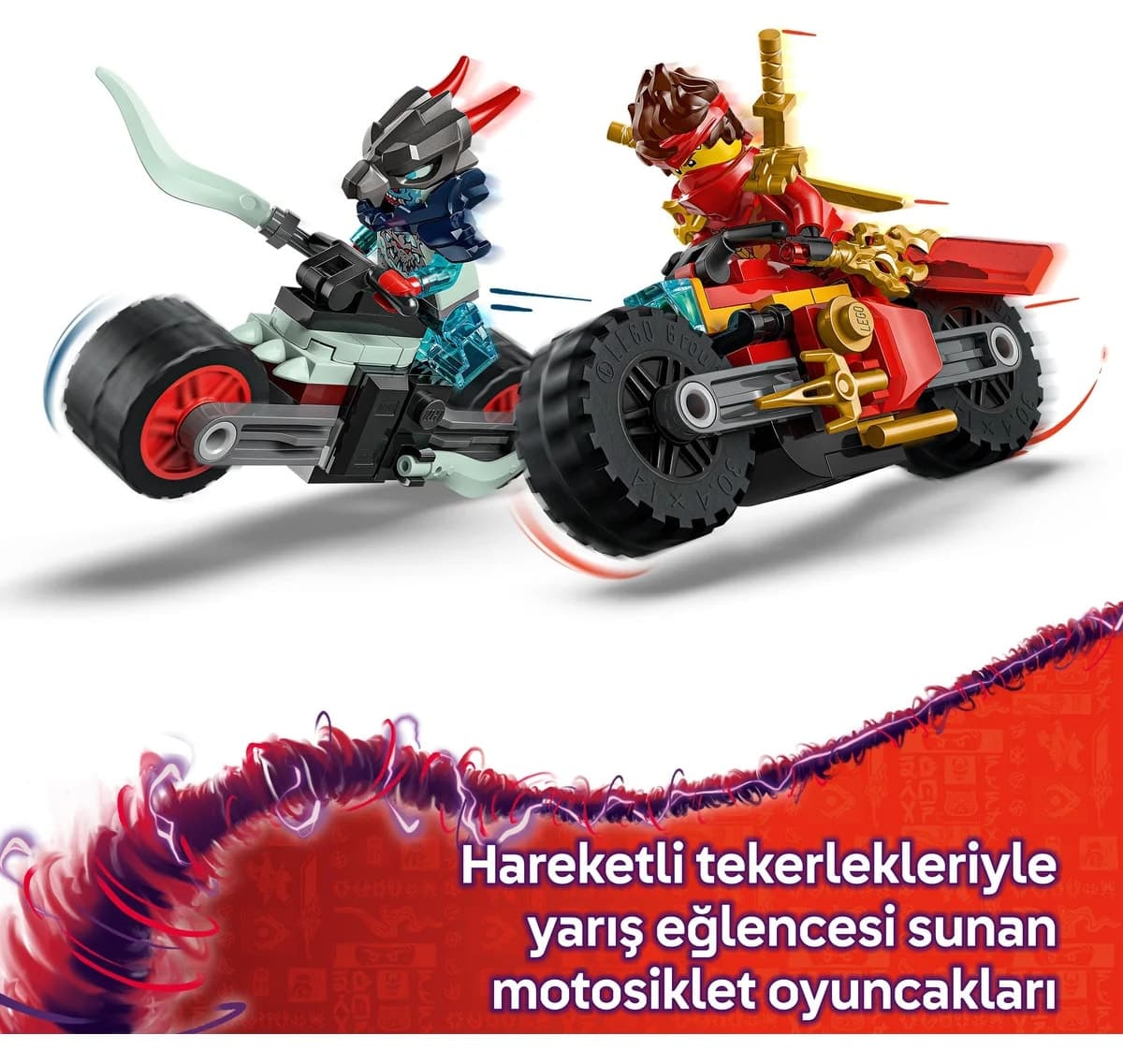 لگو NINJAGO مسابقه سرعت موتورسیکلت Kai مدل 71838 79 قطعه لگو NINJAGO مسابقه سرعت موتورسیکلت Kai مدل 71838 79 قطعه