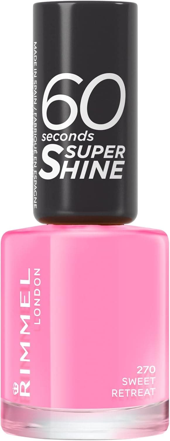 لاک ناخن Rimmel 60 Seconds Super Shine مدل 270 Sweet Retreat 8ml لاک ناخن Rimmel 60 Seconds Super Shine مدل 270 Sweet Retreat 8ml
