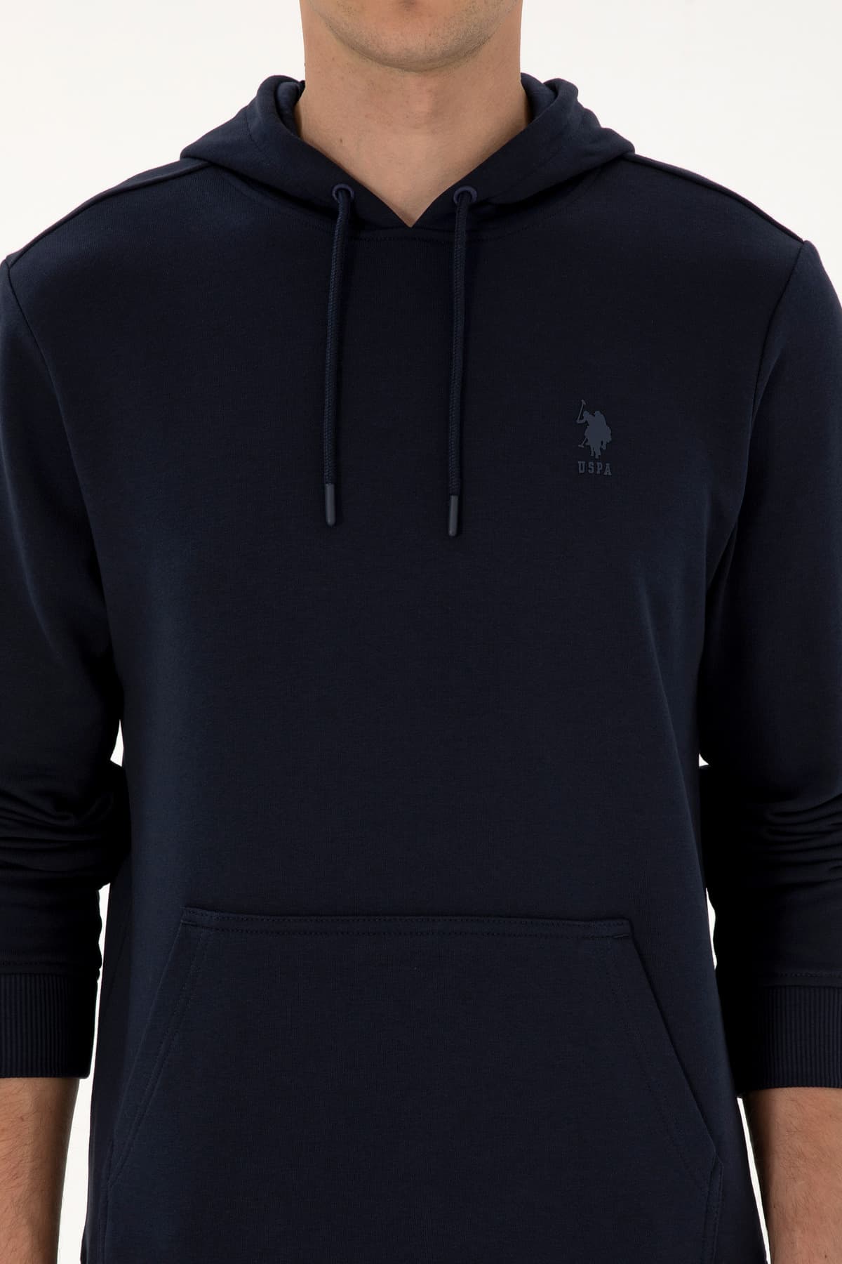 سویشرت مردانه U.S. Polo Assn. کلاهدار سرمهای فیت معمولی مدل 50313720-VR033 سویشرت مردانه U.S. Polo Assn. کلاهدار سرمهای فیت معمولی مدل 50313720-VR033