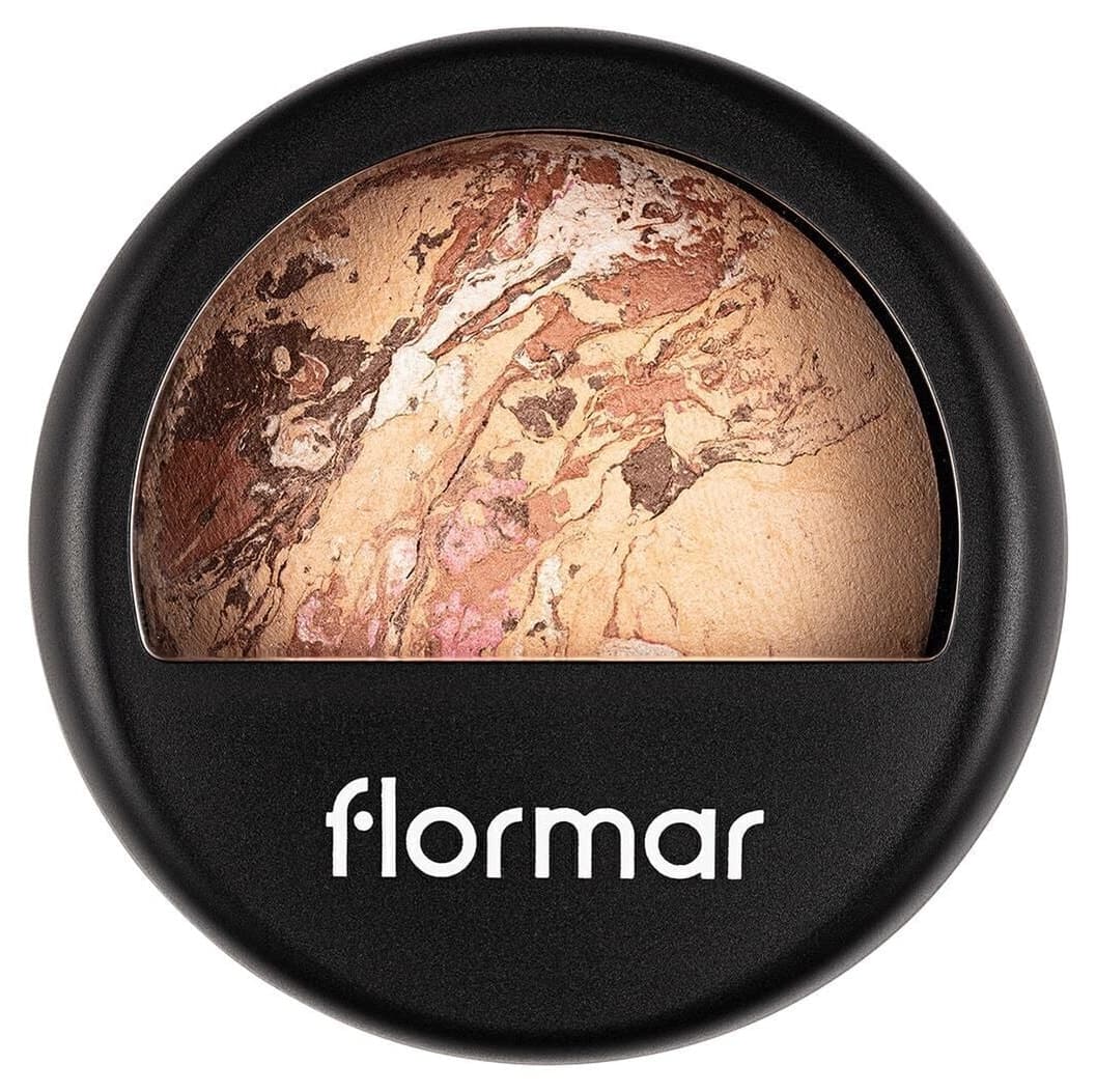 پودر Flormar Baked مرمری بژ طلایی مدل 22 پودر Flormar Baked مرمری بژ طلایی مدل 22