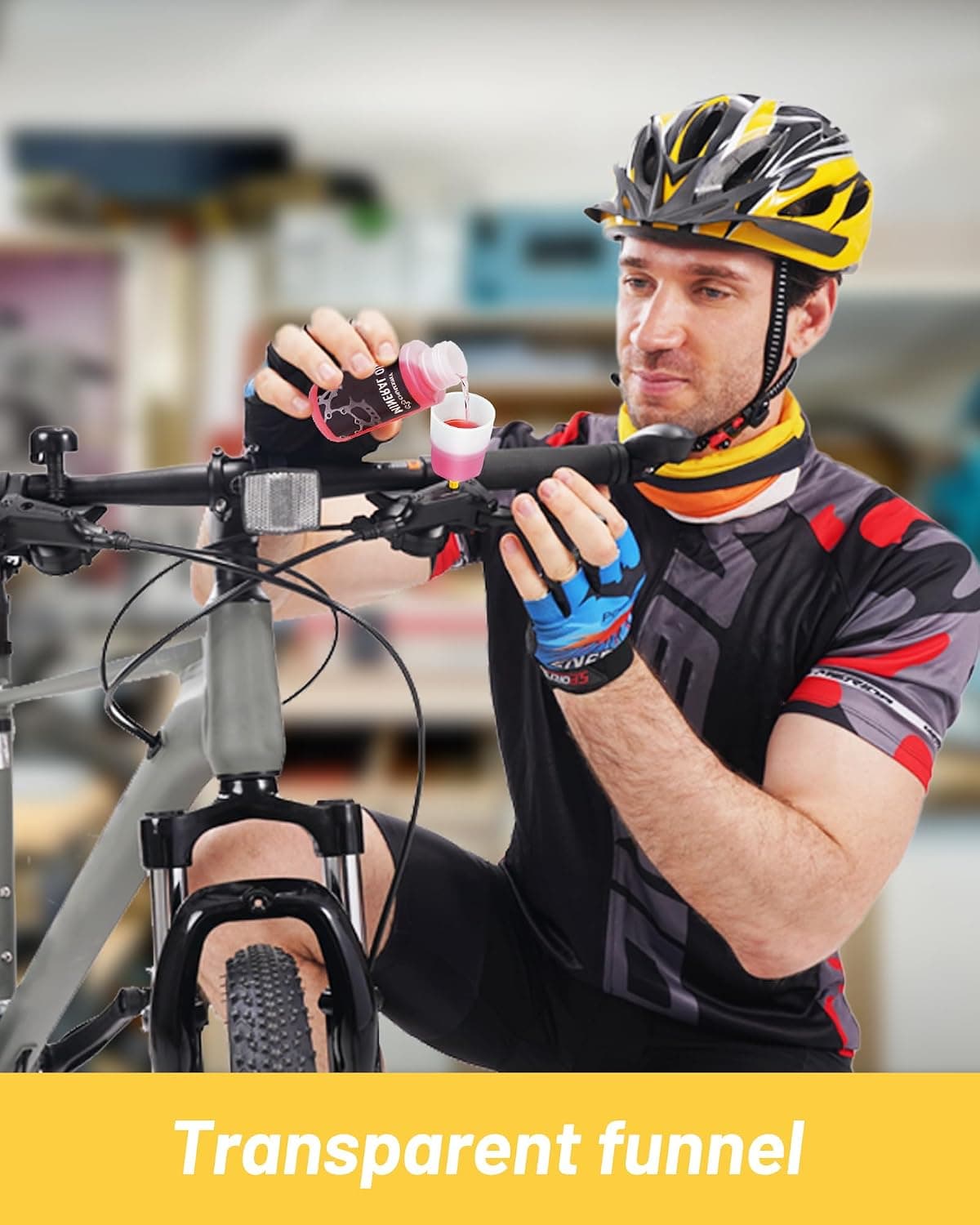 کیت هواگیری ترمز دیسکی هیدرولیک دوچرخه کوهستان CHUMXINY سازگار با Shimano Tektro TRP شامل قیف شفاف و روغن ترمز معدنی 120ml کیت هواگیری ترمز دیسکی هیدرولیک دوچرخه کوهستان CHUMXINY سازگار با Shimano Tektro TRP شامل قیف شفاف و روغن ترمز معدنی 120ml