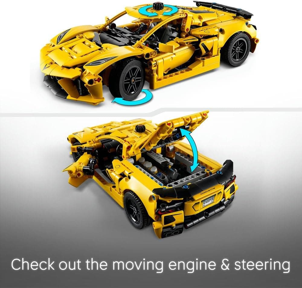 لگو Technic Chevrolet Corvette Stingray خودرو مدل 42205 لگو Technic Chevrolet Corvette Stingray خودرو مدل 42205