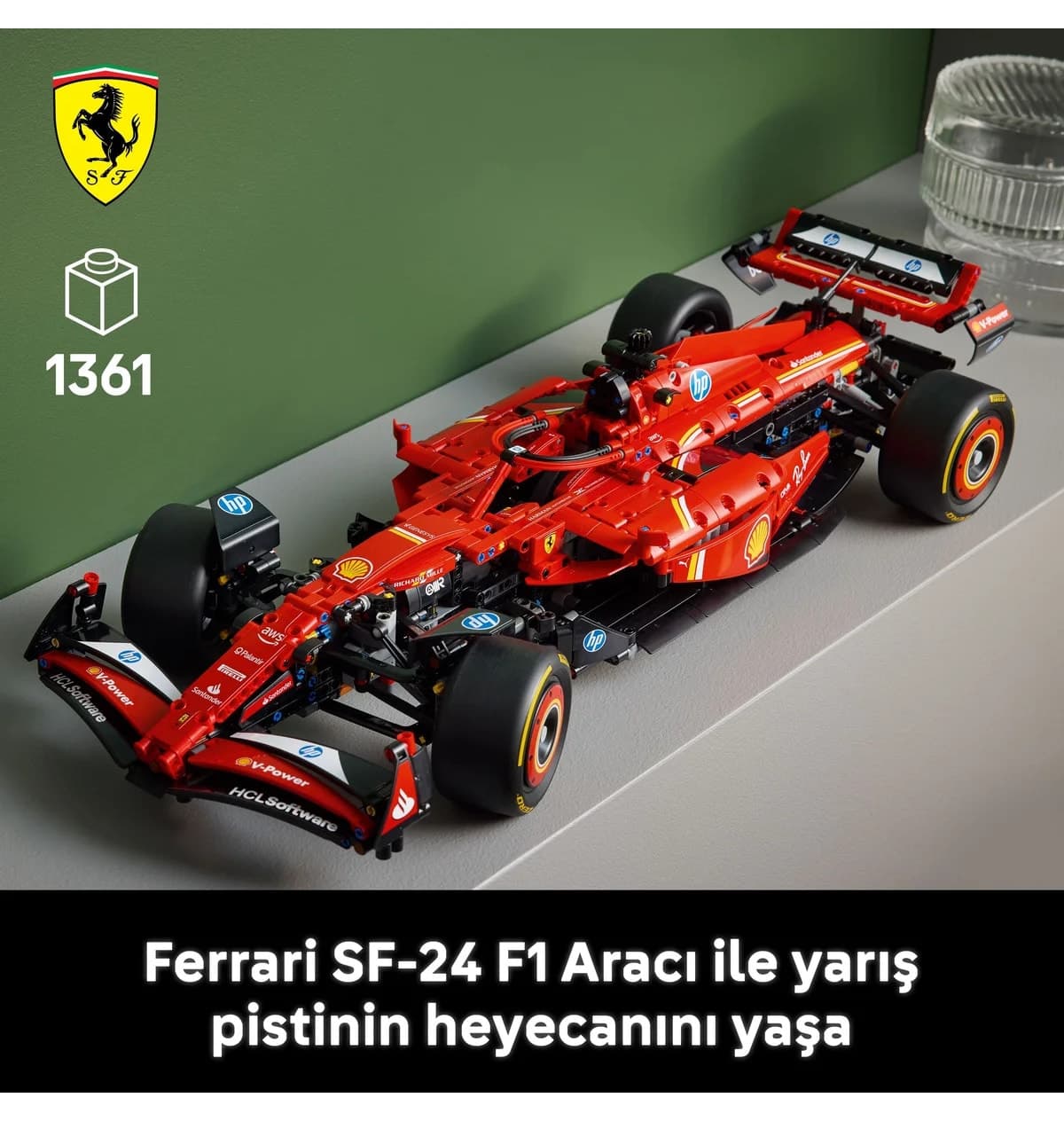 لگو Technic Ferrari SF-24 F1 ماشین مدل 42207 با 1361 قطعه لگو Technic Ferrari SF-24 F1 ماشین مدل 42207 با 1361 قطعه