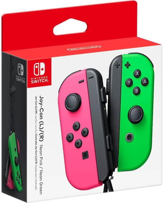 کنترلر جفتی Joy-Con برند Nintendo سبز و صورتی برای Nintendo Switch کنترلر جفتی Joy-Con برند Nintendo سبز و صورتی برای Nintendo Switch