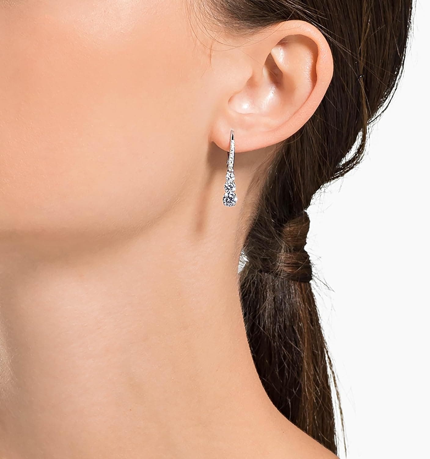 ست گردنبند و گوشواره زنانه Swarovski کریستالی Attract Trilogy ست گردنبند و گوشواره زنانه Swarovski کریستالی Attract Trilogy