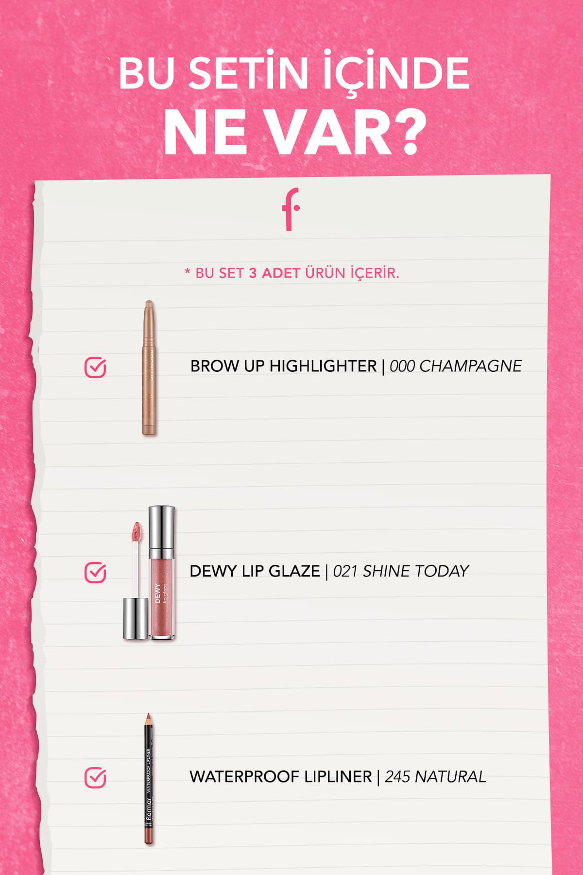 ست آرایشی Flormar Iconic Selection ست آرایشی Flormar Iconic Selection