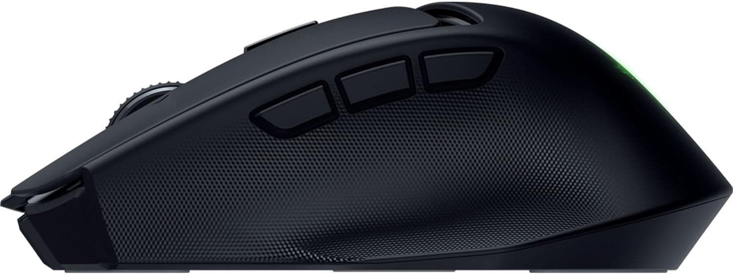ماوس بازی بیسیم Razer Basilisk Mobile کوچک و ارگونومیک با حسگر Focus X 18K و اتصال سهحالته مشکی ماوس بازی بیسیم Razer Basilisk Mobile کوچک و ارگونومیک با حسگر Focus X 18K و اتصال سهحالته مشکی