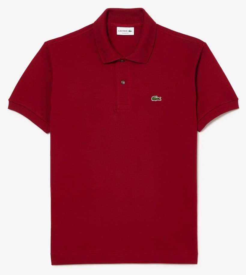 پولوشرت مردانه Lacoste کلاسیک فیت زرشکی مدل L.12.12 پولوشرت مردانه Lacoste کلاسیک فیت زرشکی مدل L.12.12