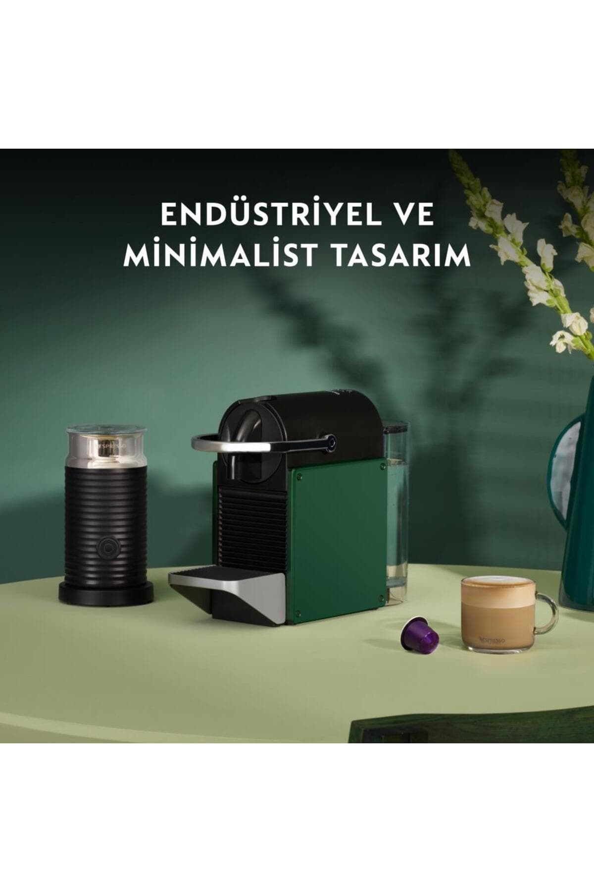 دستگاه قهوهساز Nespresso C62 Pixie سبز دستگاه قهوهساز Nespresso C62 Pixie سبز