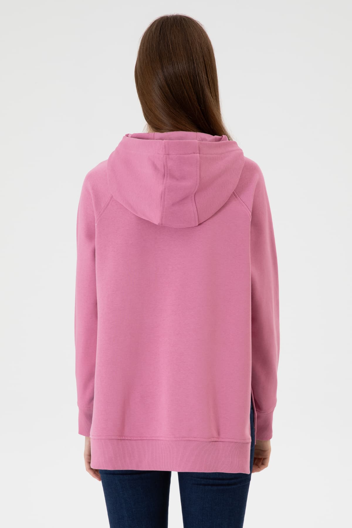 سوئیشرت زنانه U.S. Polo Assn. کلاهدار صورتی تیره با چاک مدل 50313611-VR167 سوئیشرت زنانه U.S. Polo Assn. کلاهدار صورتی تیره با چاک مدل 50313611-VR167