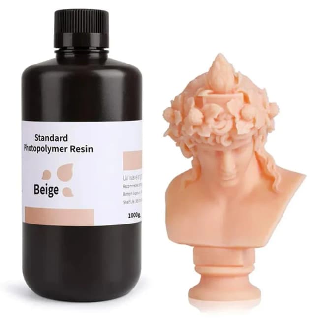 رزین فوتوپلیمر ELEGOO استاندارد بژ 1 Kg رزین فوتوپلیمر ELEGOO استاندارد بژ 1 Kg