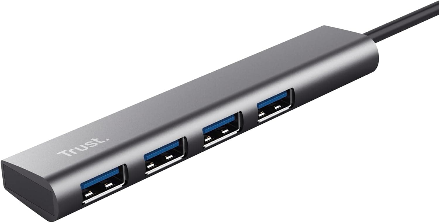 هاب 4 پورت USB Trust مدل Halyx با USB-A 3.2 Gen 1 هاب 4 پورت USB Trust مدل Halyx با USB-A 3.2 Gen 1