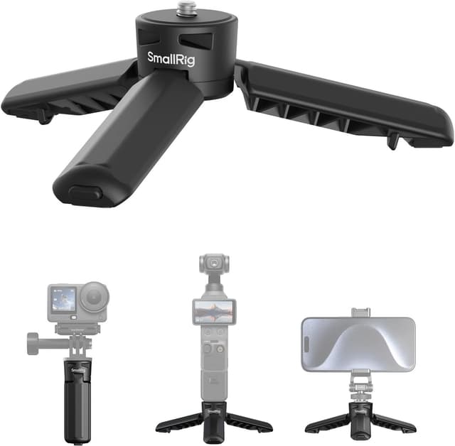 سهپایه مینی مناسب DJI Pocket 4P/4/3 و Insta360 Luna از SmallRig با بازشدن تکلمسی سهپایه مینی مناسب DJI Pocket 4P/4/3 و Insta360 Luna از SmallRig با بازشدن تکلمسی