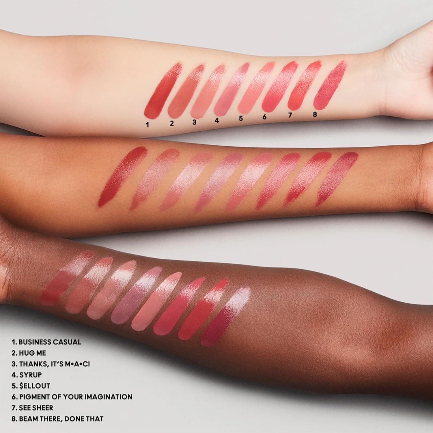رژلب MAC Lustre Lipstick مدل Hug Me رژلب MAC Lustre Lipstick مدل Hug Me